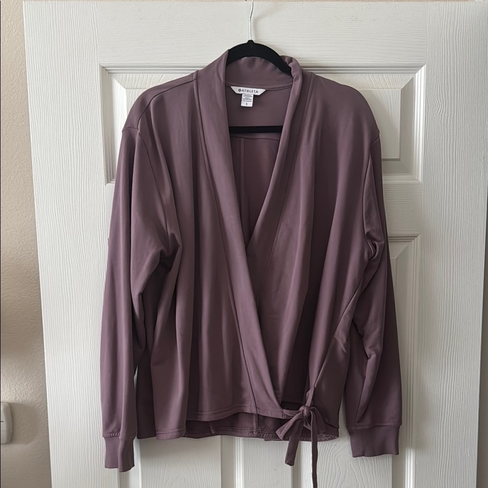 Athleta Mauve Cardigan